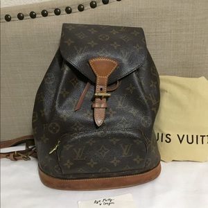 Authentic Louis Vuitton Montsouris MM Monogram
